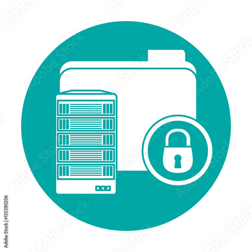 web hosting related icons image vector illustration design