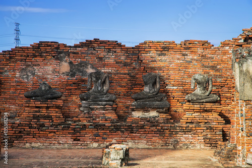 Wat Chaiwatthanaram, The Buddhist temple in the city of Ayutthay