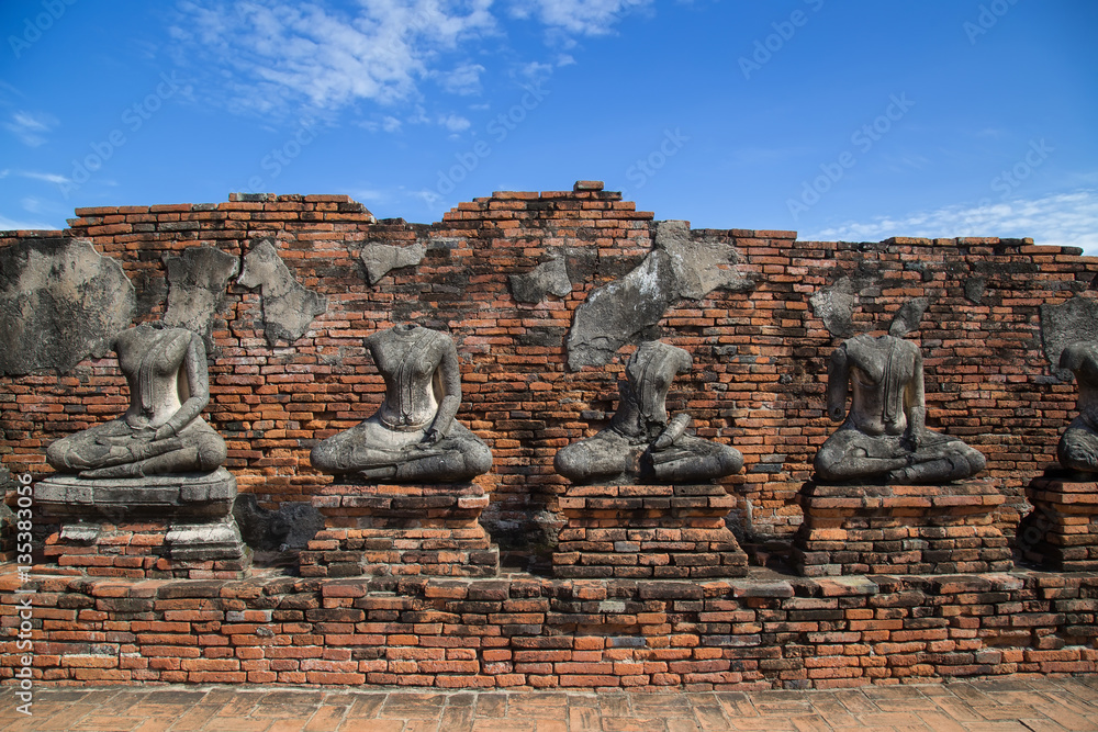 Wat Chaiwatthanaram, The Buddhist temple in the city of Ayutthay Wat Chaiwatthanaram, The Buddhist temple in the city of Ayutthay