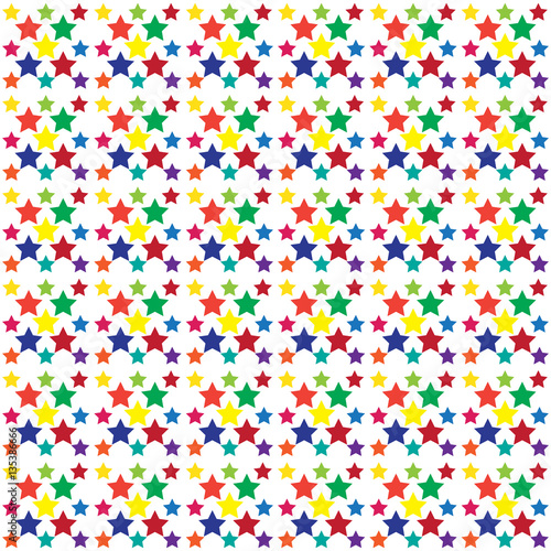 star Colorful Pattern - abstract background