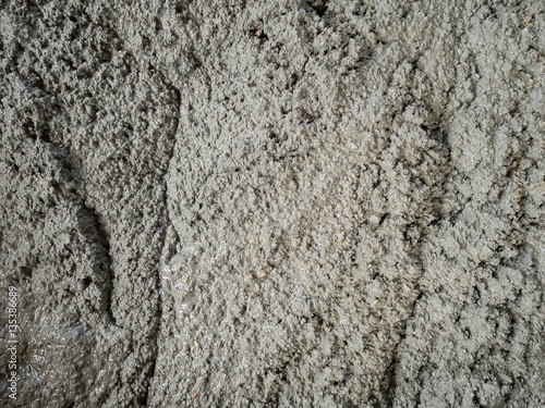 Texture of ready mixed concrete cement mortar.