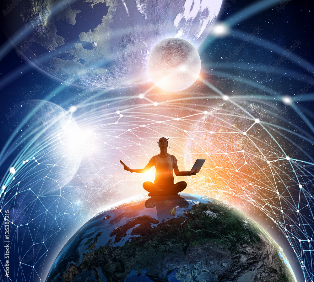 Our unique universe . Mixed media StockFoto Adobe Stock