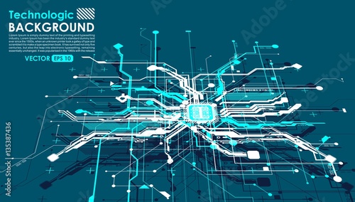 hi tech circuits fantastic absract background cyberpunk cyber pay