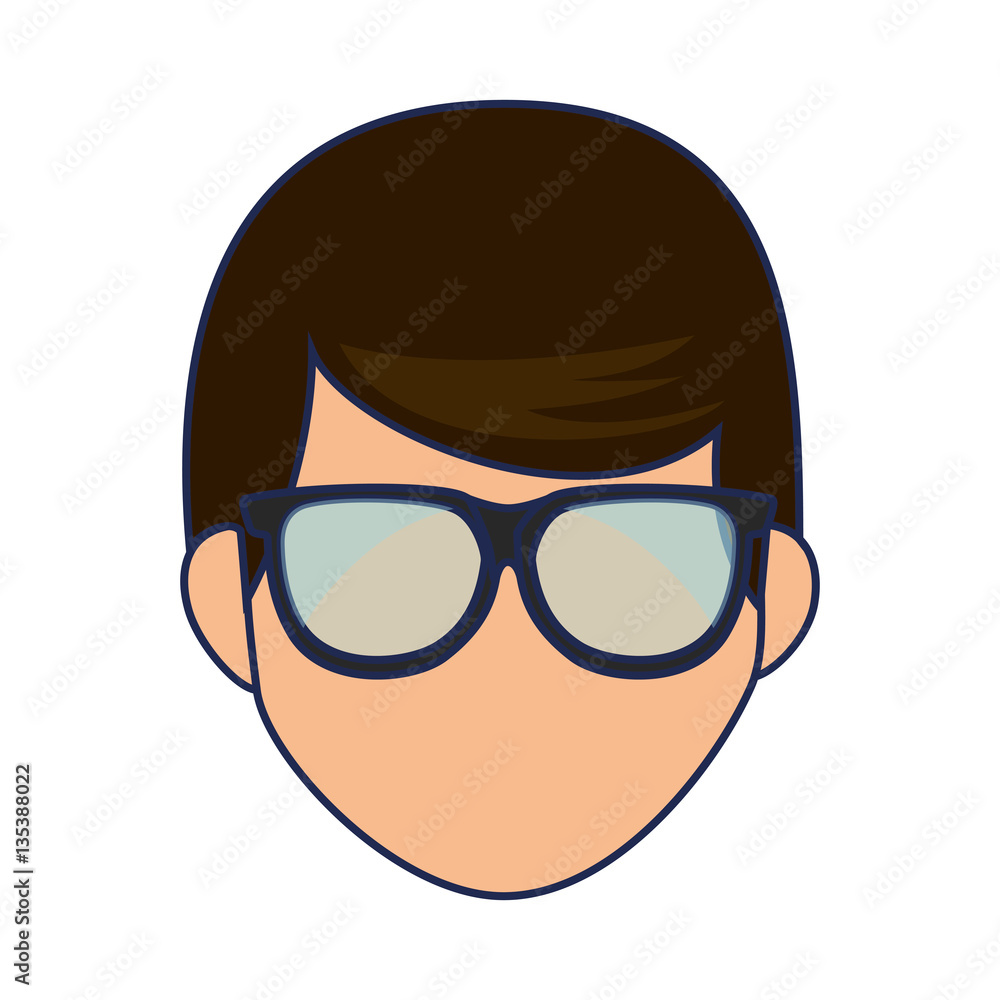 young man character icon vector illustration design young man character icon vector illustration design
