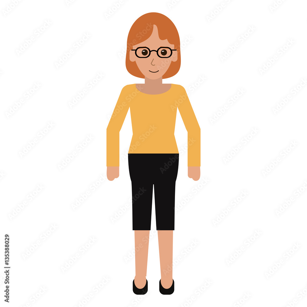 woman with glasses intelligent success vector illustration eps 10 woman with glasses intelligent success vector illustration eps 10