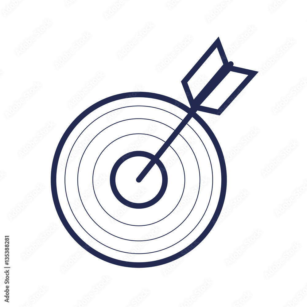 target arrow success isolated icon vector illustration design target arrow success isolated icon vector illustration design