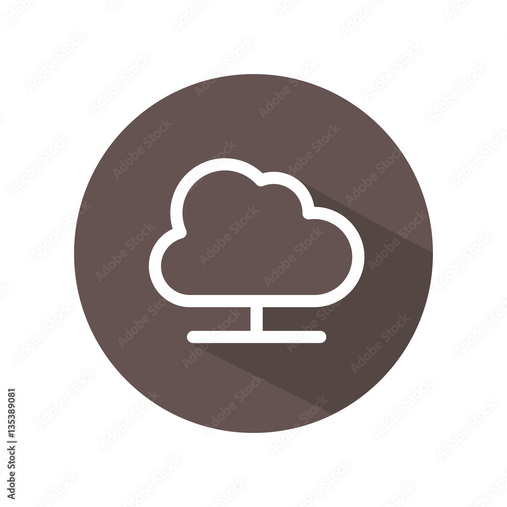 cloud computing isolated icon vector illustration design cloud computing isolated icon vector illustration design