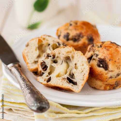 Cheese and Mushroom Muffins