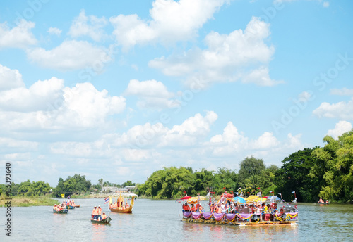 Wallpaper Mural Kathin ceremony in the river Torontodigital.ca