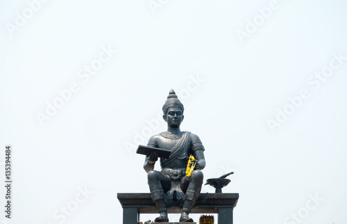 King Ramkhamhaeng monument , Sukhothai , Thailand