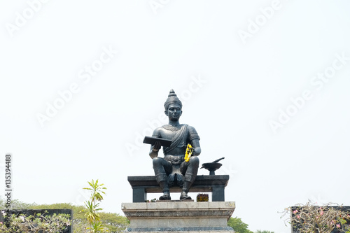 King Ramkhamhaeng monument , Sukhothai , Thailand