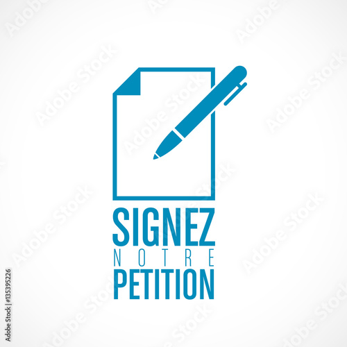 signez notre pétition