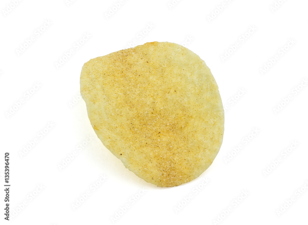 Potato chips isolated with clipping path Potato chips isolated with clipping path