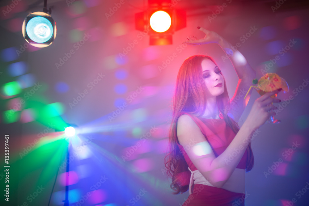Young woman at a party Young woman at a party