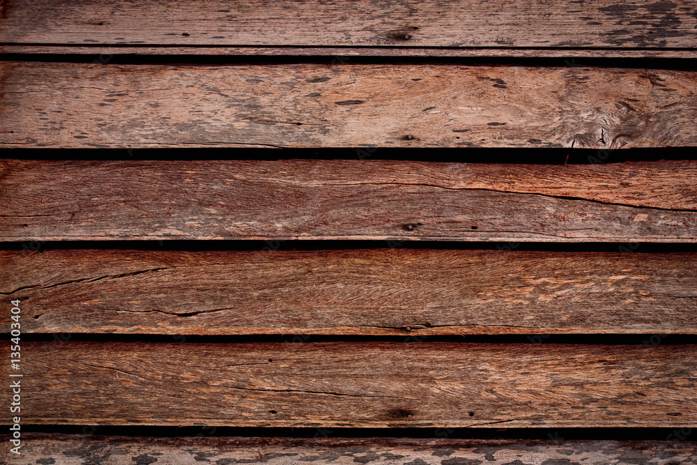 Grunge wooden wall used as background.