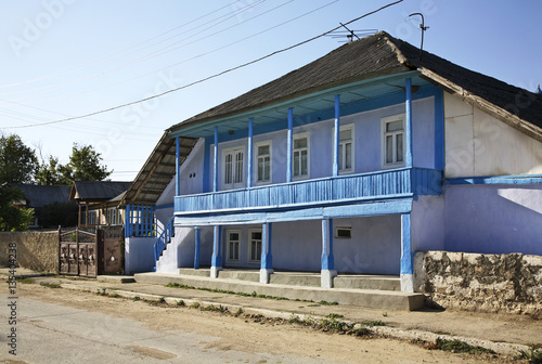 View of  Trebujeni village. Moldova