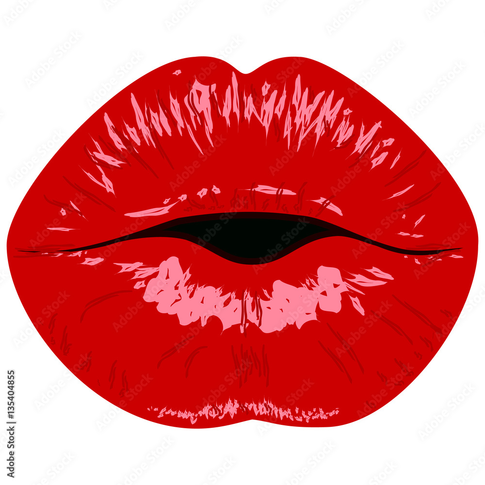 Valentines day lips ,sexy,intimacy and  kissing cartoon  sexy lips isolated decorative icons for party presentation. Valentines  day,love,wedding card,  illustration Stock Vector | Adobe  Stock
