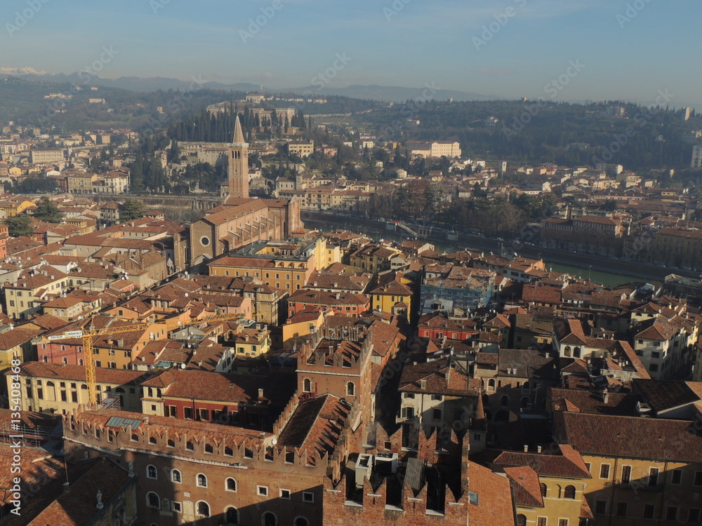 Verona - panorama dalla Torre dei Lamberti