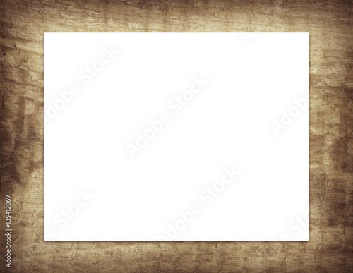 Wooden texture frame or background with space for text or image 
