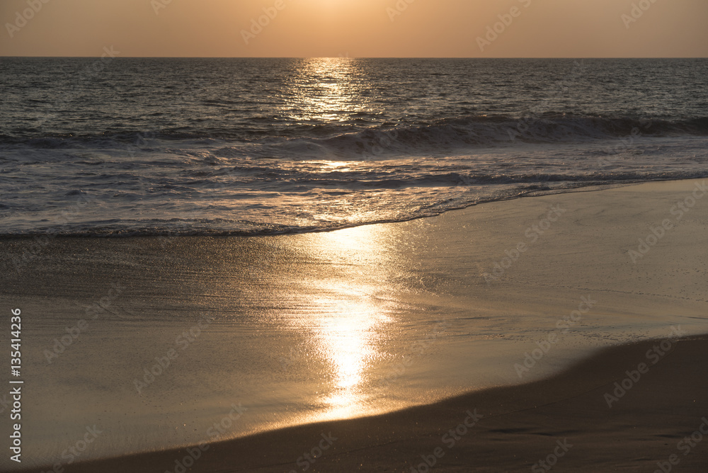 Obraz premium Sunset on the ocean