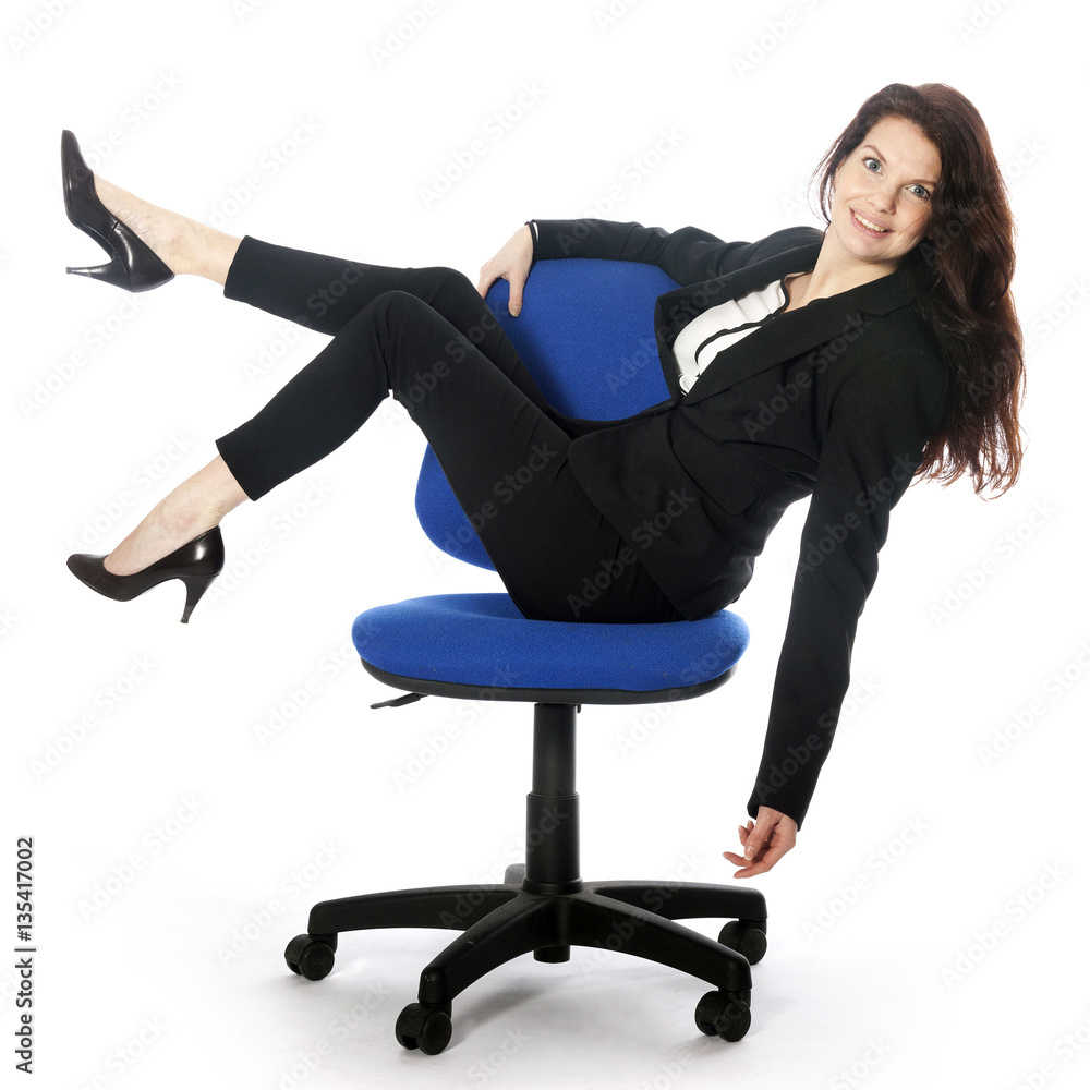 beautiful brunette secretary wears suit and high heels on office beautiful brunette secretary wears suit and high heels on office