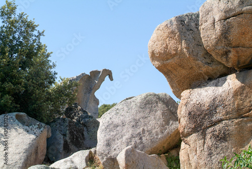 Rock Formation near Calvi on Corsica island