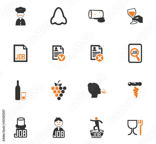 Job icons set