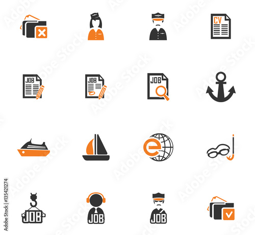 Job icons set