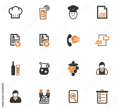 Job icons set