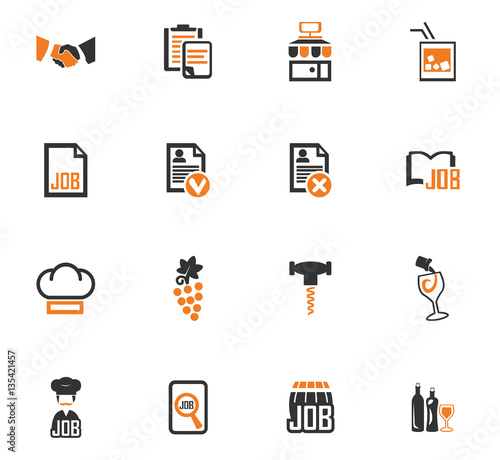 Job icons set