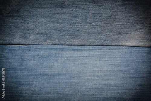 Texture of a jeans, blue color.