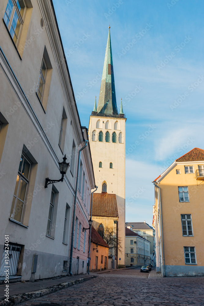 St Olaf's Church in Tallinn, Estonia