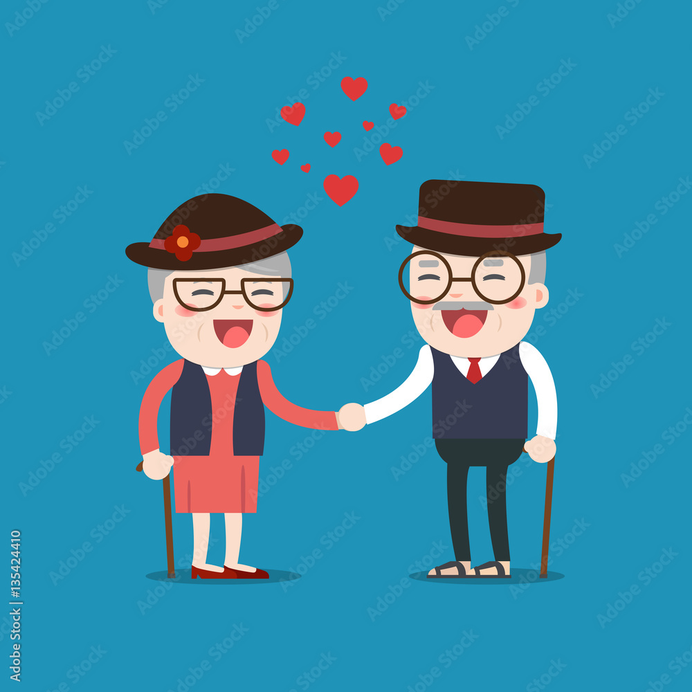 Retired elderly senior age couple. Grandpa and grandma Senior couple in love. Retired elderly senior age couple. Grandpa and grandma Senior couple in love.