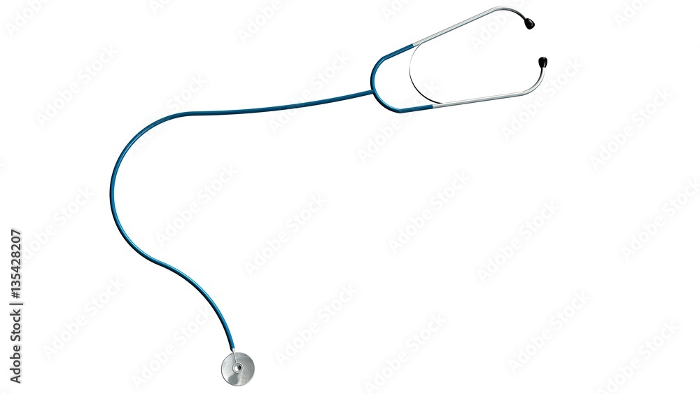 Stethoscope - medical equipment isolated on white Stethoscope - medical equipment isolated on white