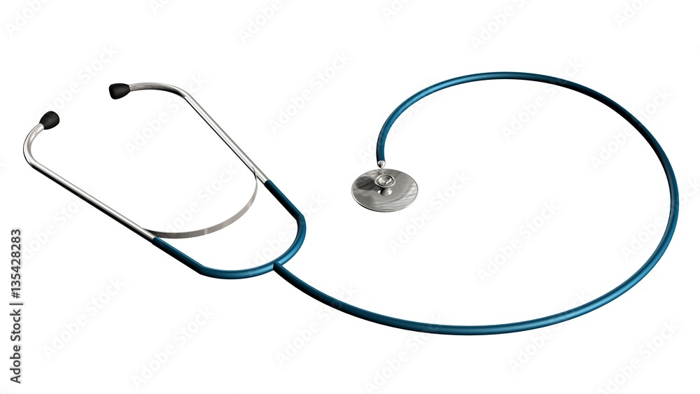 Stethoscope - medical equipment isolated on white Stethoscope - medical equipment isolated on white