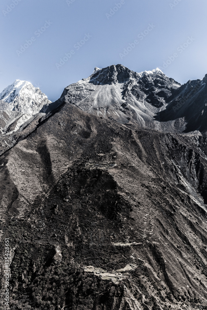 Obraz premium Dorf Nepal Himalaya