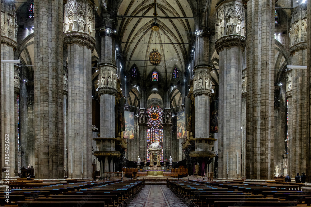 Milano, interno Duomo
