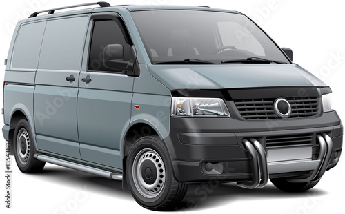 Cargo van with roo bar