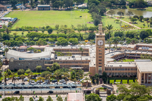 Obraz na płótnie Kenya Parliament Buildings in the city center of Nairobi. w salonie