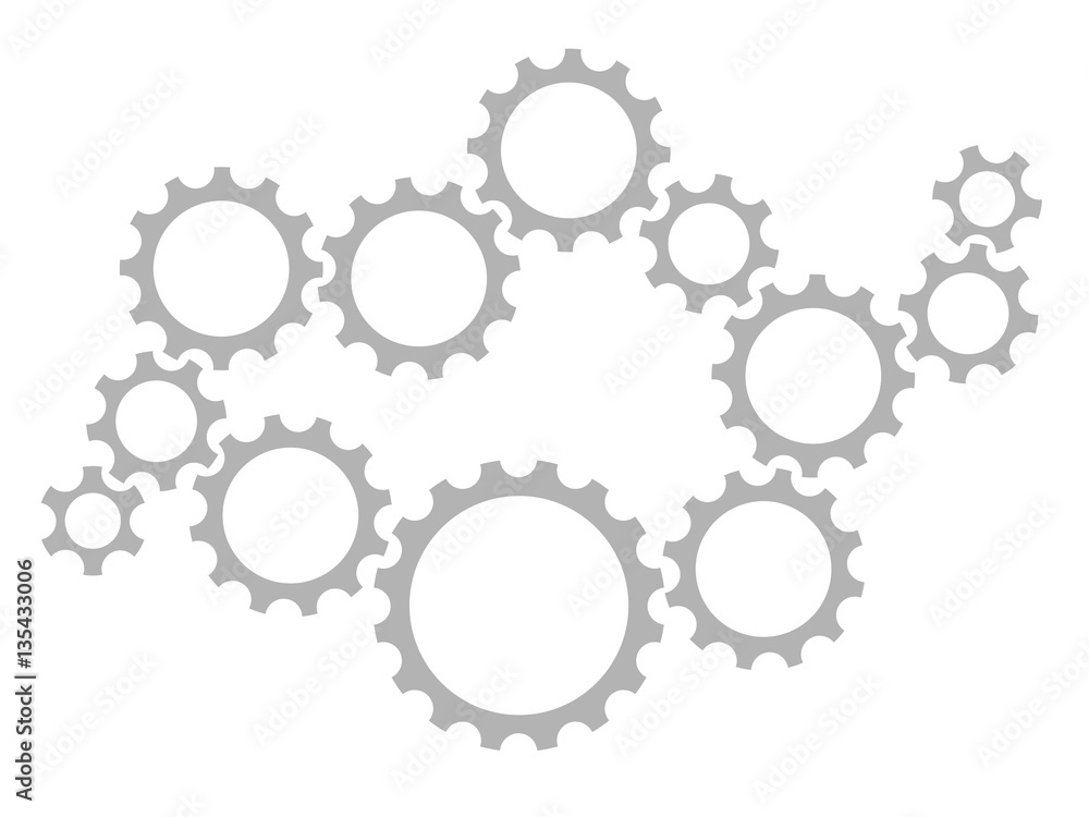 Gears Concept Graphic - 7 Gears Concept Graphic - 7
