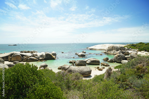 View of Boulders beach, Simon's town, South Africa