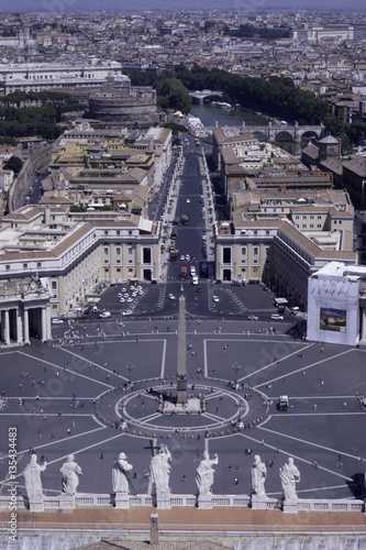 Canvas Print pilgrim to rome