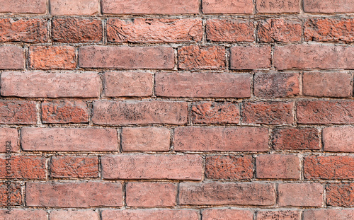Red brick wall  seamless background