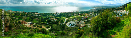Fotografia Coastal Panorama in Malaga, Spain