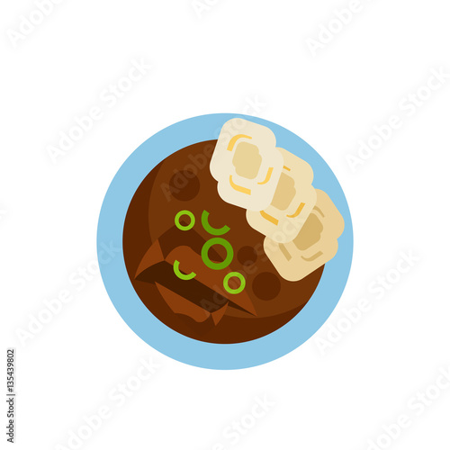 Beef goulash with homemade dumplings icon