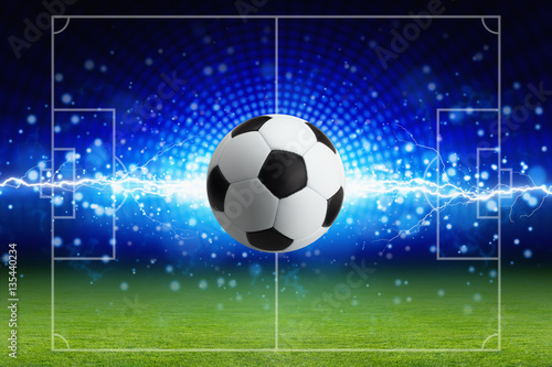 Abstract soccer background