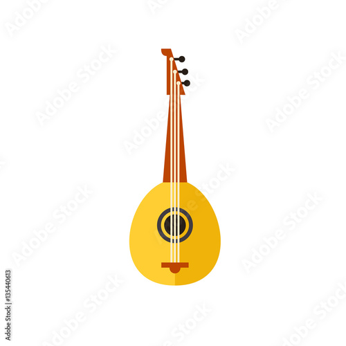 Traditional bouzouki icon photo