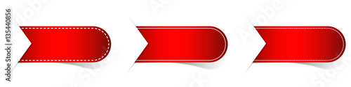set of 3 bookmark deign elements