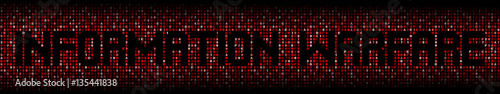 Wallpaper Mural Information Warfare text on hex code illustration Torontodigital.ca