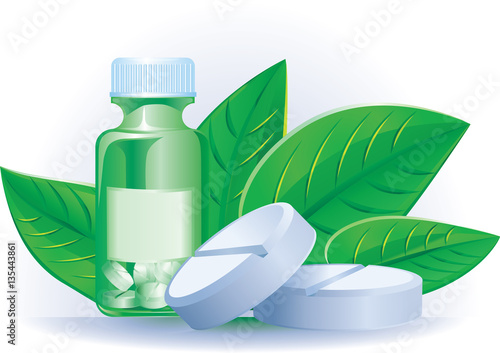 Herbal medicine pills